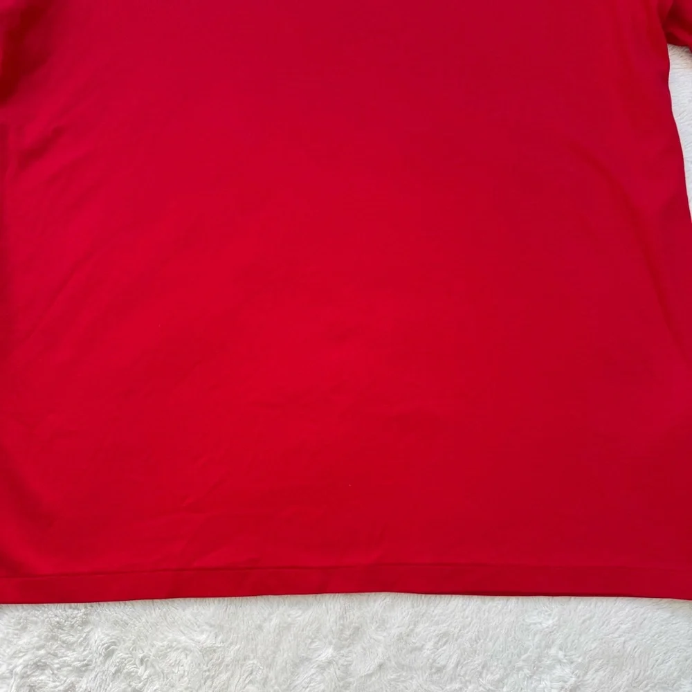 Polo Ralph Lauren‎ Shirt Men’s Large Red Cotton Classic Fit Flesh Pony Casual - Picture 3 of 7